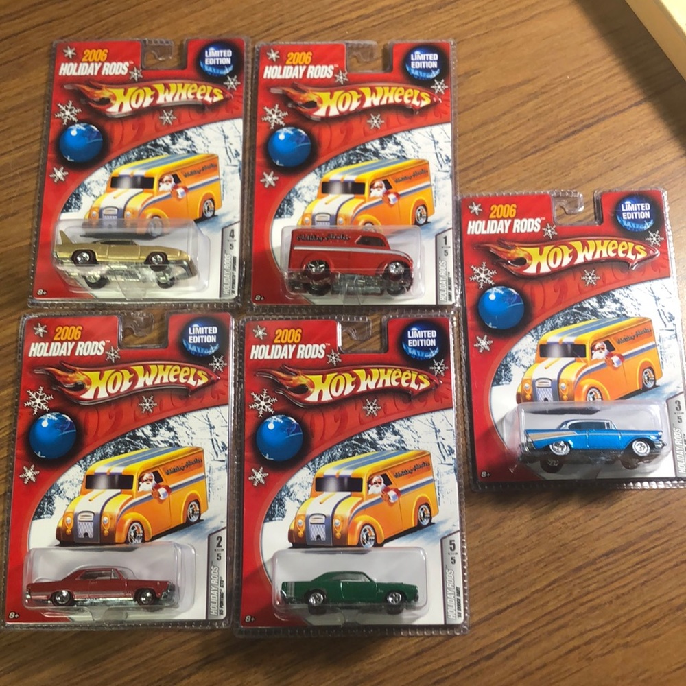 2006 Hot Wheels Limited Edition Toy Cars. All 5 of 5 All Unopened